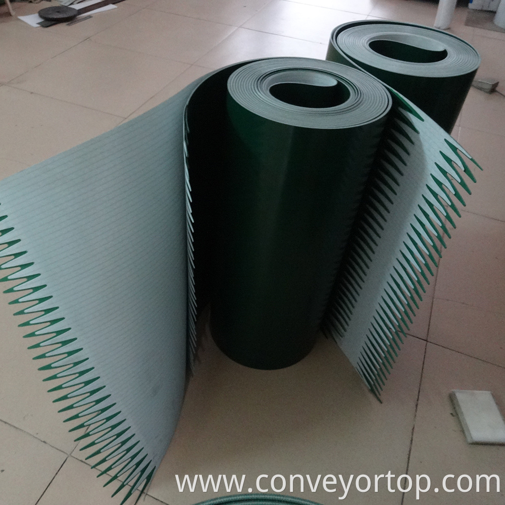 Green PVC Conveyor Belt